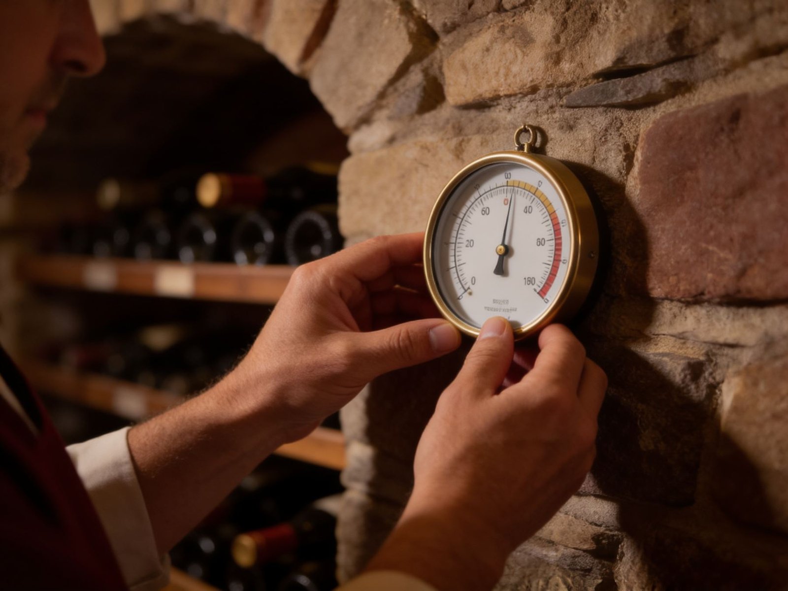 Merenje vlažnosti i temperature u vinskom podrumu